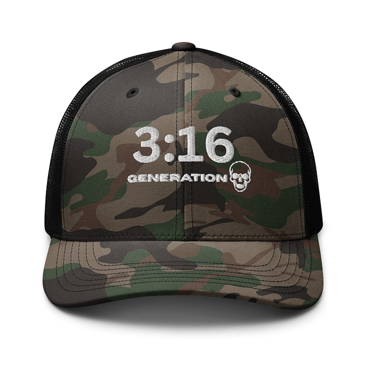 AEG 3:16 Generation Camo Trucker Cap product image (1)