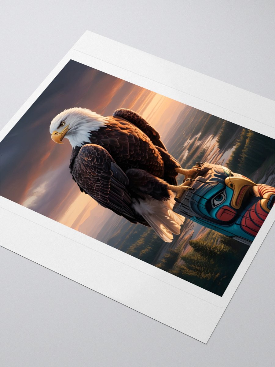 Eagle Totem Sticker - Exclusive Vinyl Design with Cultural Elegance product image (7)