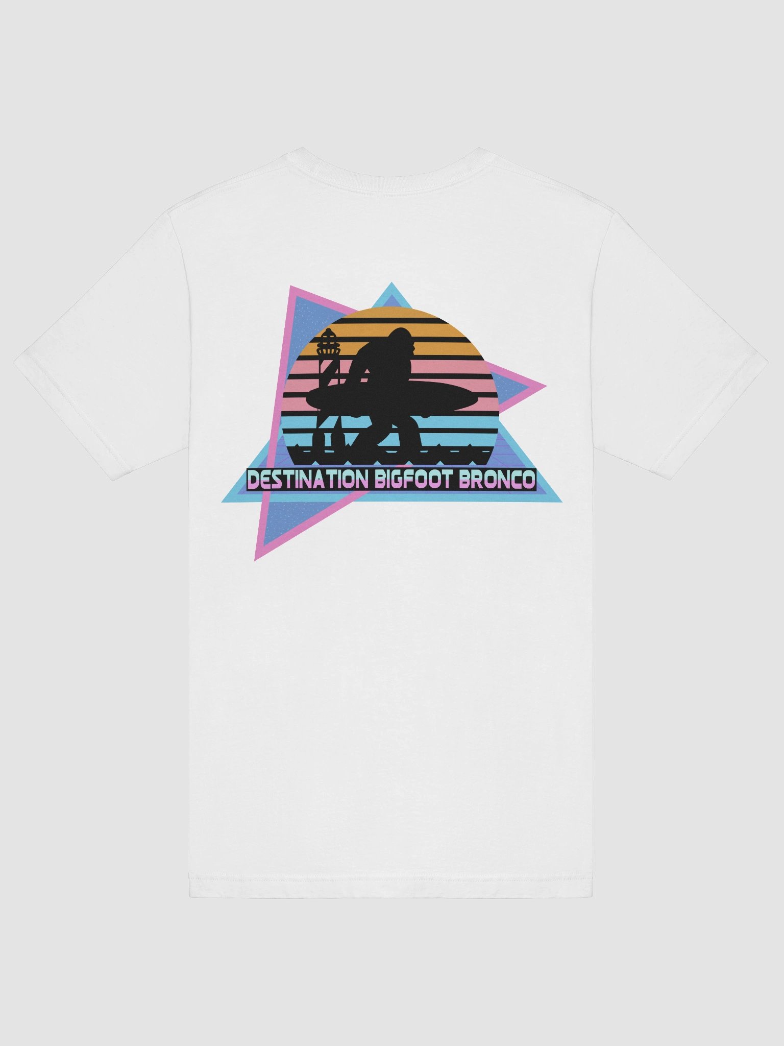 Destination Bigfoot Bronco Retro-Inspired T-Shirt (White) product image (6)
