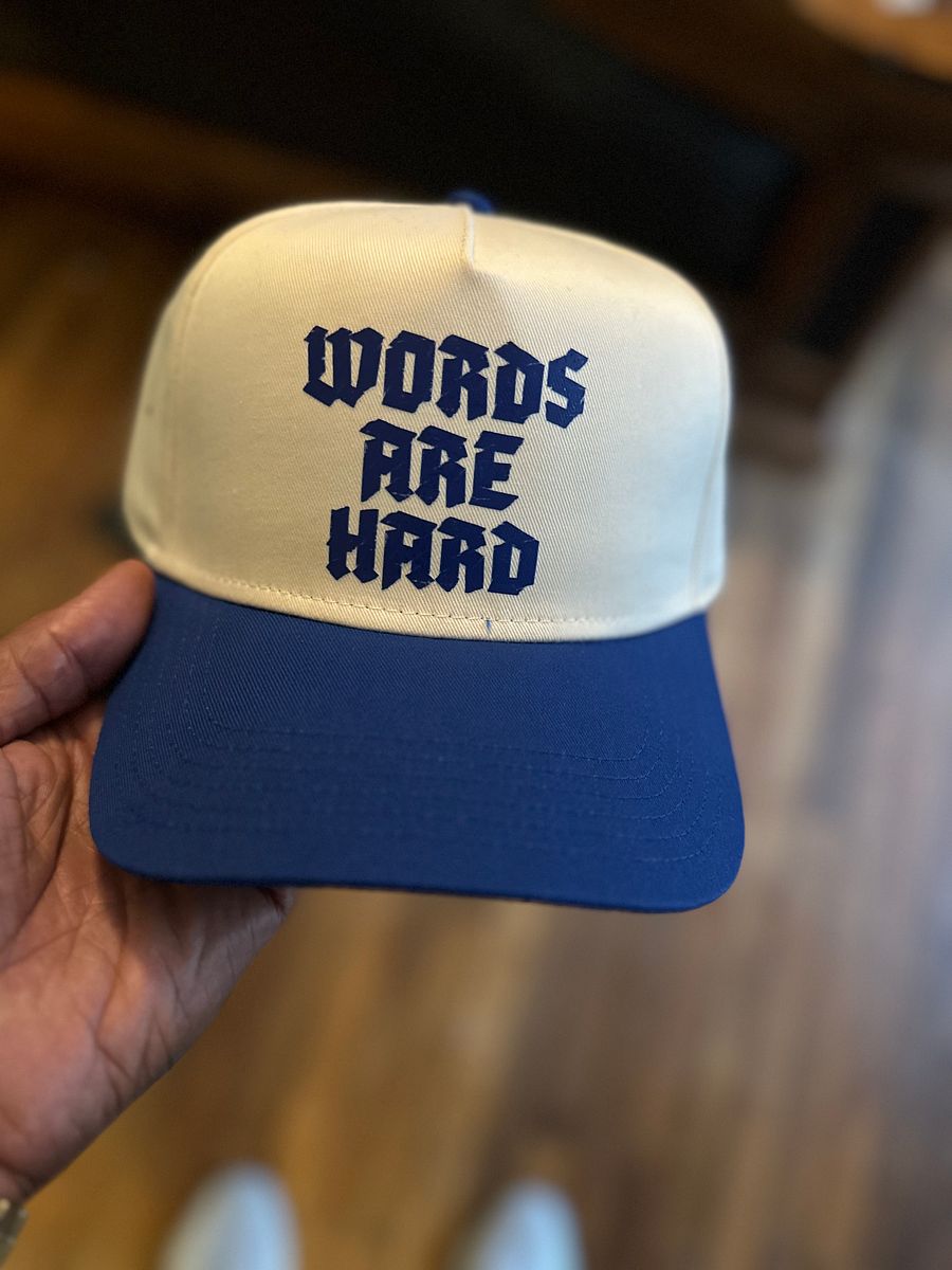 Words Are Hard Snapback Hat product image (3)