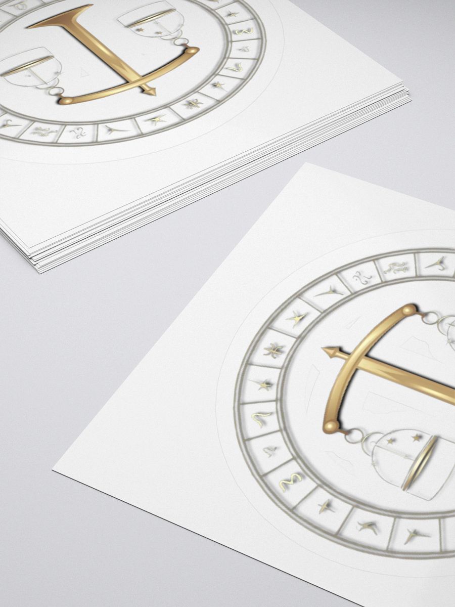 Libra Zodiac Kiss-Cut Sticker product image (12)