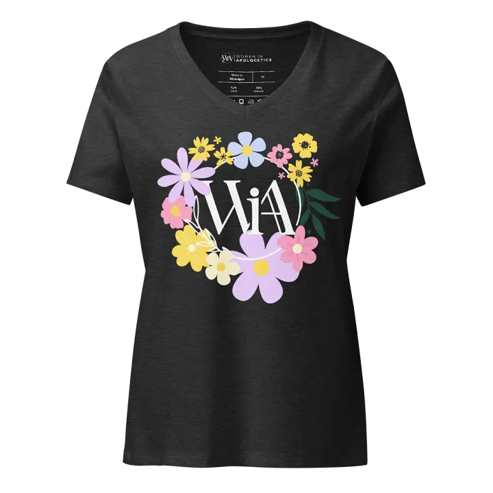 WIA Bloom Women's V-Neck T-Shirt product image (1)