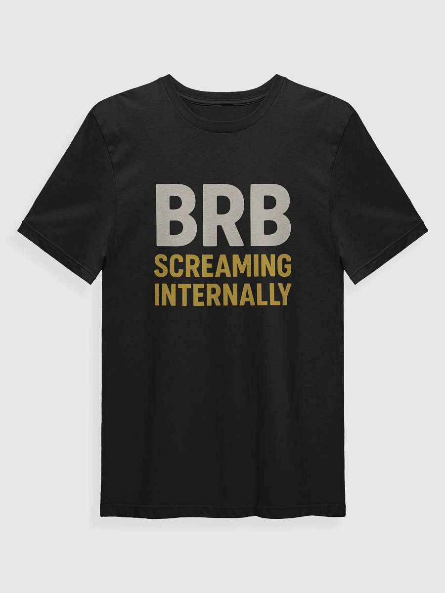BRB SCREAMING INTERNALLY Tee product image (1)