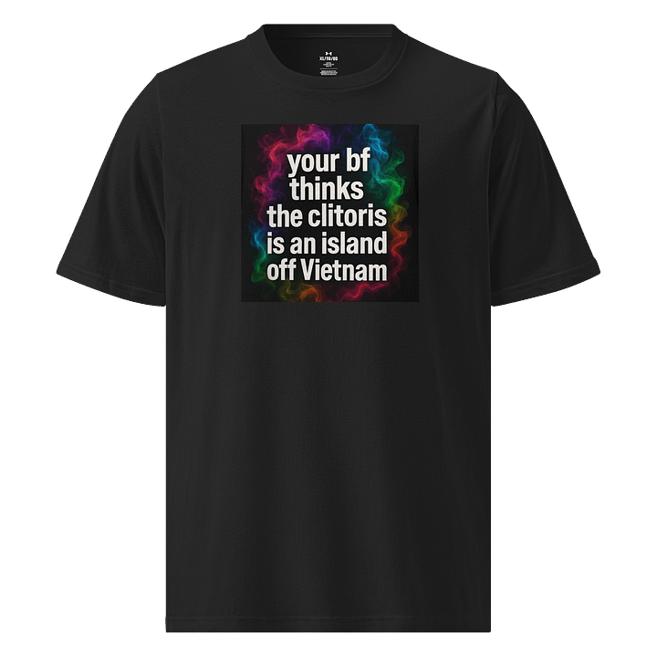 Clitoris Island Swirl Athletic T-Shirt product image (1)