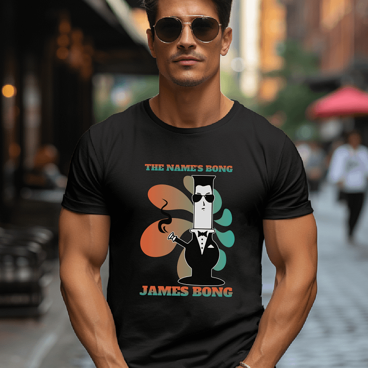 The Name's Bong...James Bong Tee product image (1)