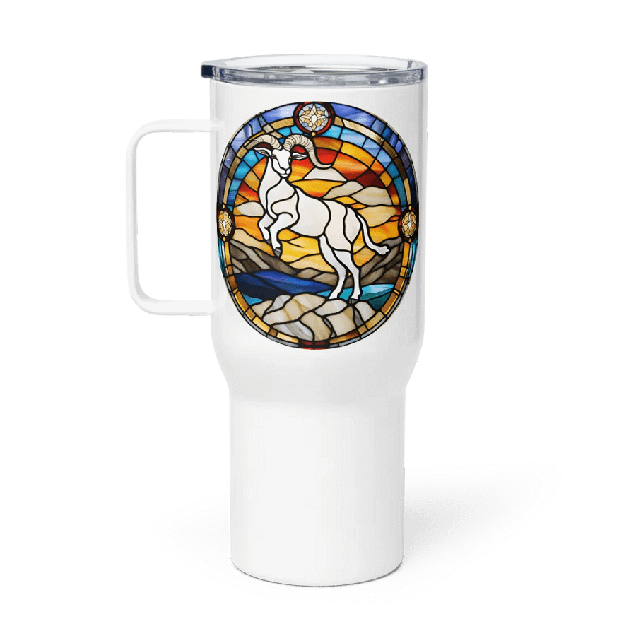 Spiritual Capricorn - Unique Travel Mug Design - Circle Energy product image (1)