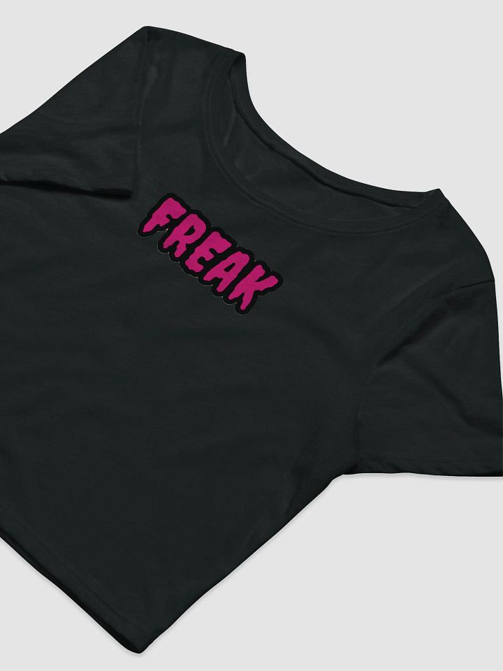 Rick G FREAK Women's Crop Top - PINK LOGO product image (1)