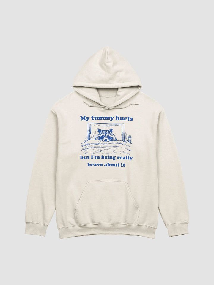 My tummy hurts raccoon Hoodie product image (1)