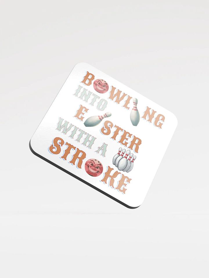 Bowling Into Easter With A Strike Cork Coaster Set product image (2)