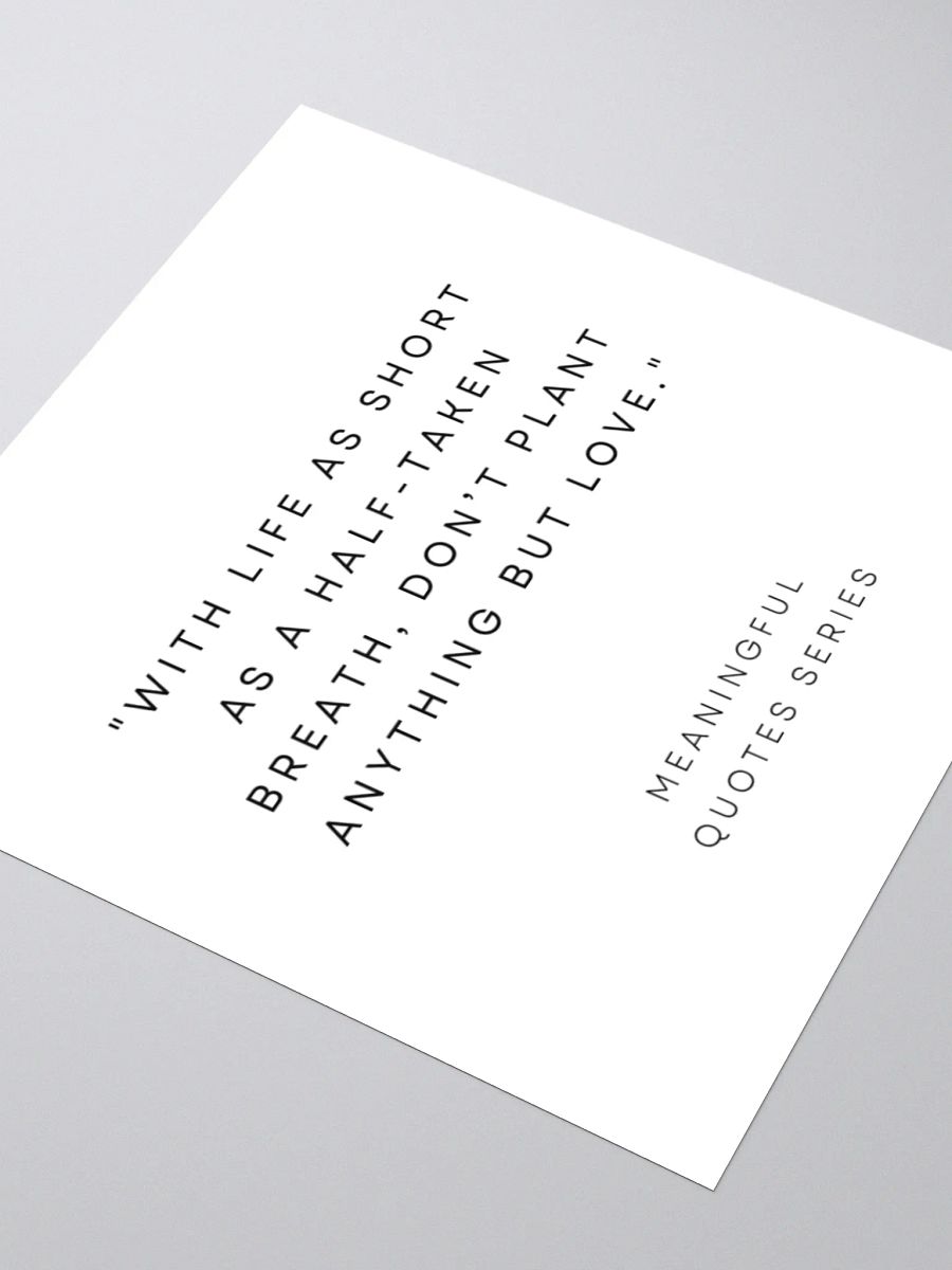 Meaningful Quotes Kiss Cut Stickers product image (6)