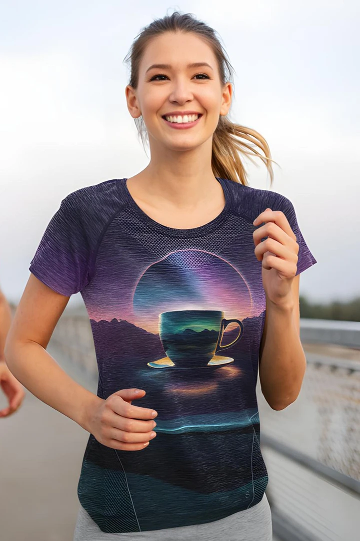 Coffee Sunset All Over Print T-shirt product image (1)