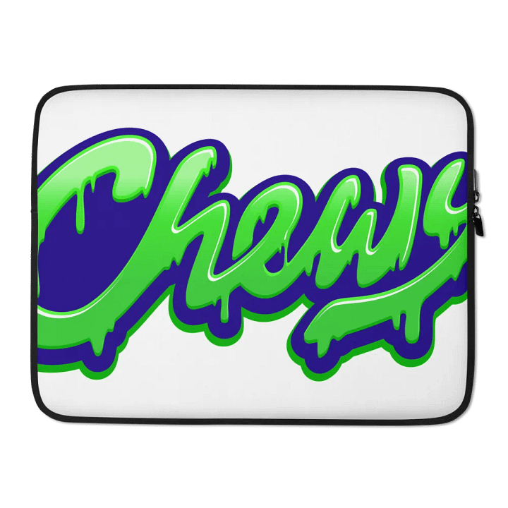 Chewy White Laptop Sleeve product image (2)