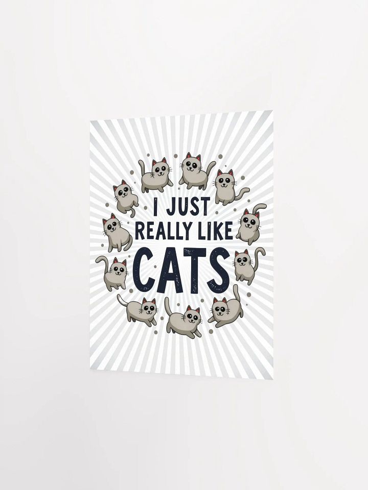 I Just Really Like Cats Poster product image (8)