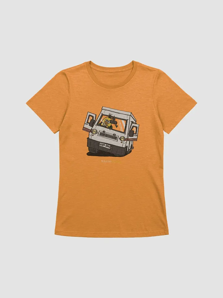 Wheelie Yellow driving women's T! product image (14)