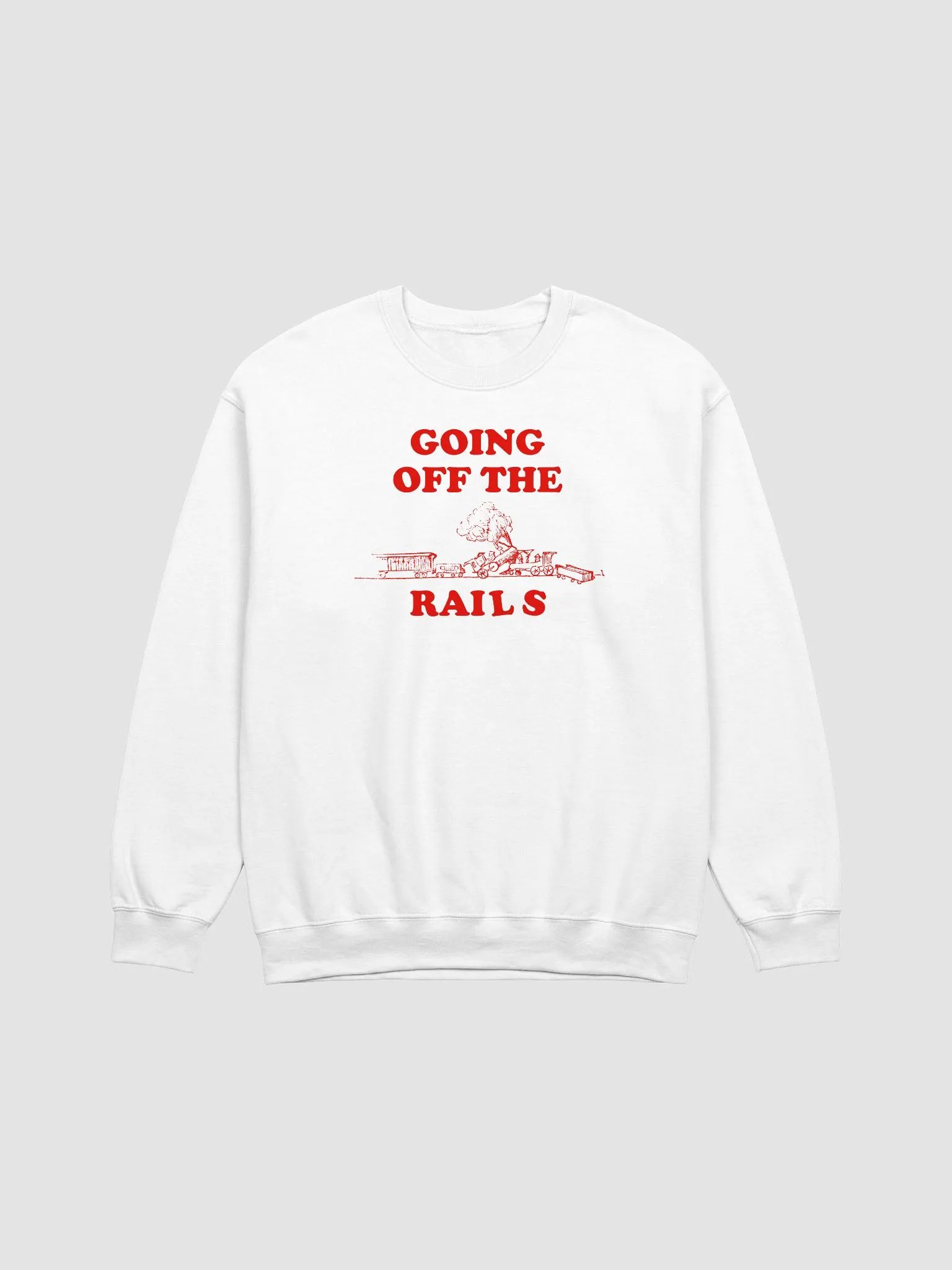 Going off the rails Crewneck product image (1)