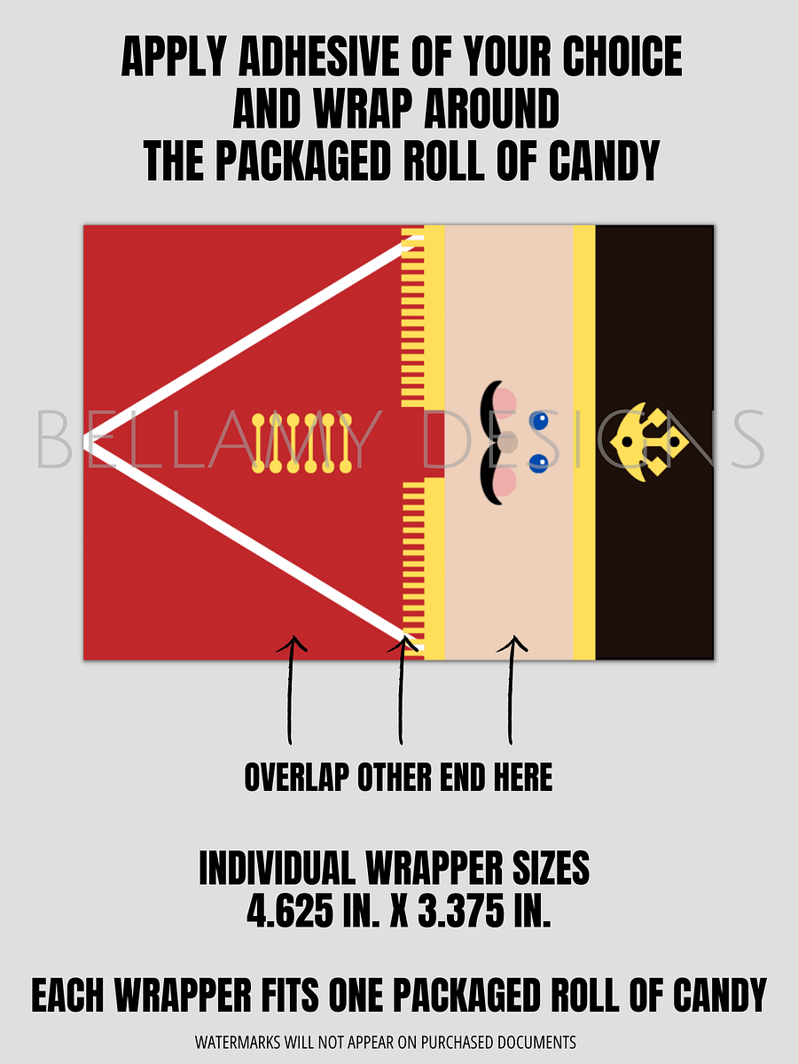 Christmas Candy Roll Wrappers product image (7)
