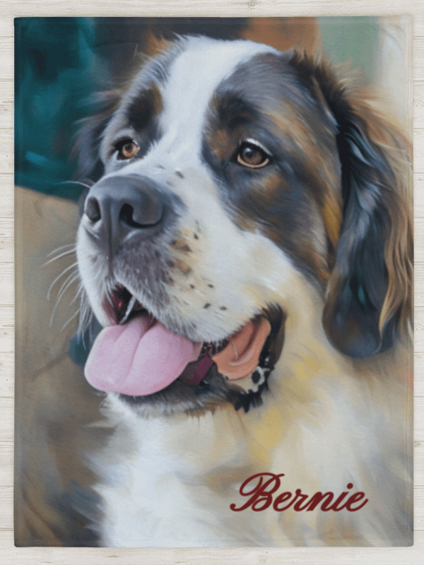 YOUR BEST FRIEND! / THROW BLANKET WITH PERSONALIZED NAME product image (1)