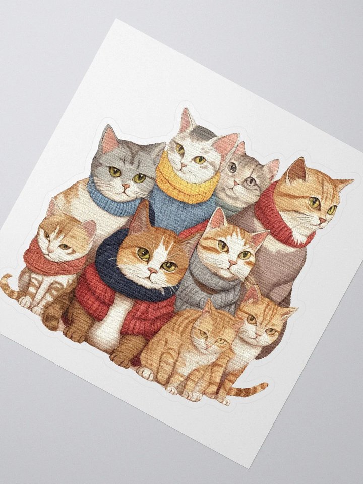 Adorable Funny Cats Stickers product image (2)