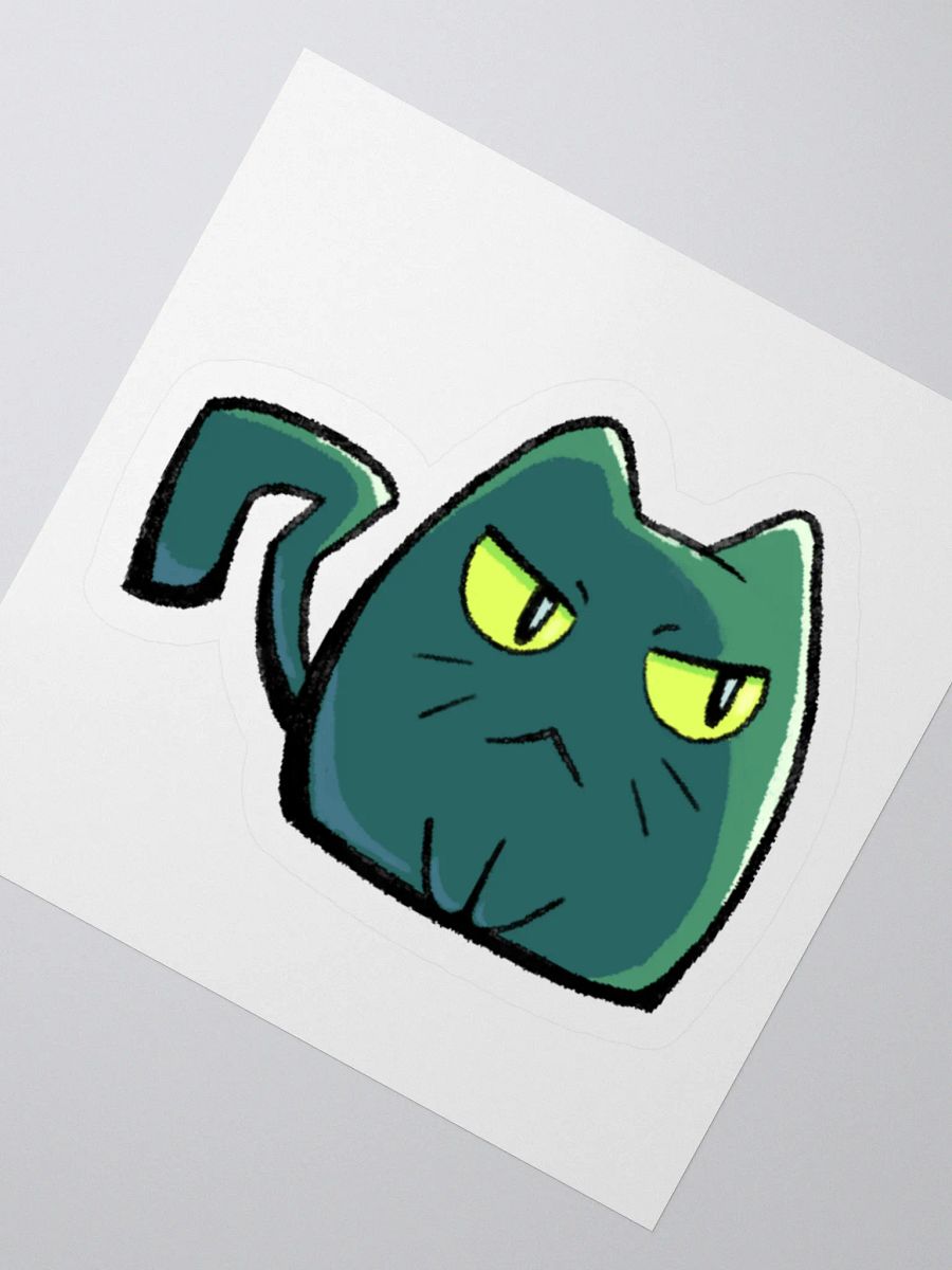 Tiny Grumpy Kitty - Kiss Cut Stickers product image (2)