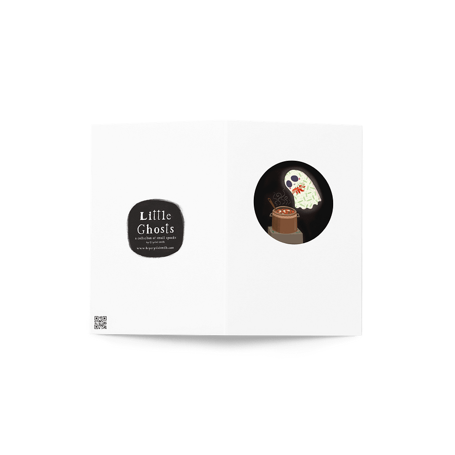 Little Ghost Chili Chef - Greeting Card product image (5)