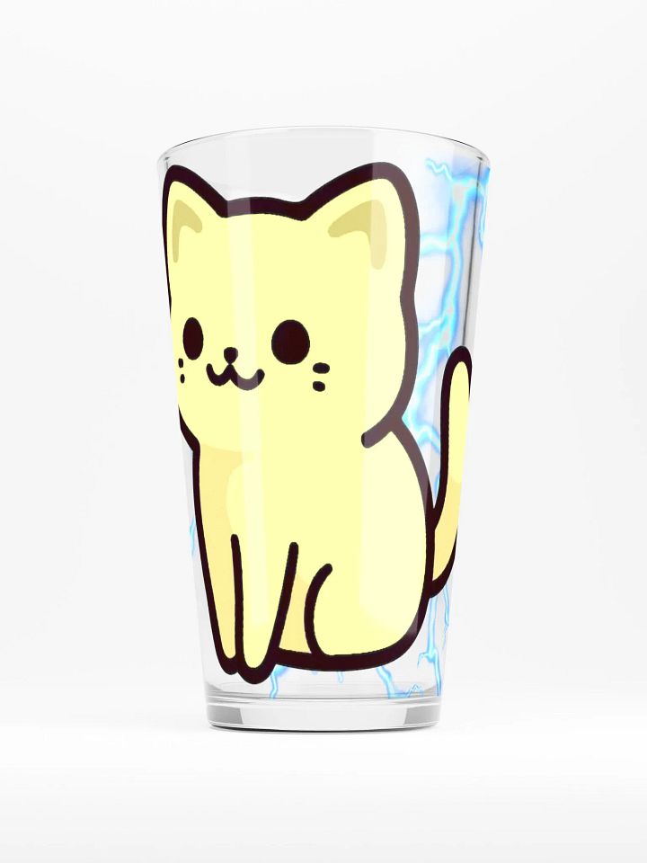 Lightning Kitty! Glass product image (1)