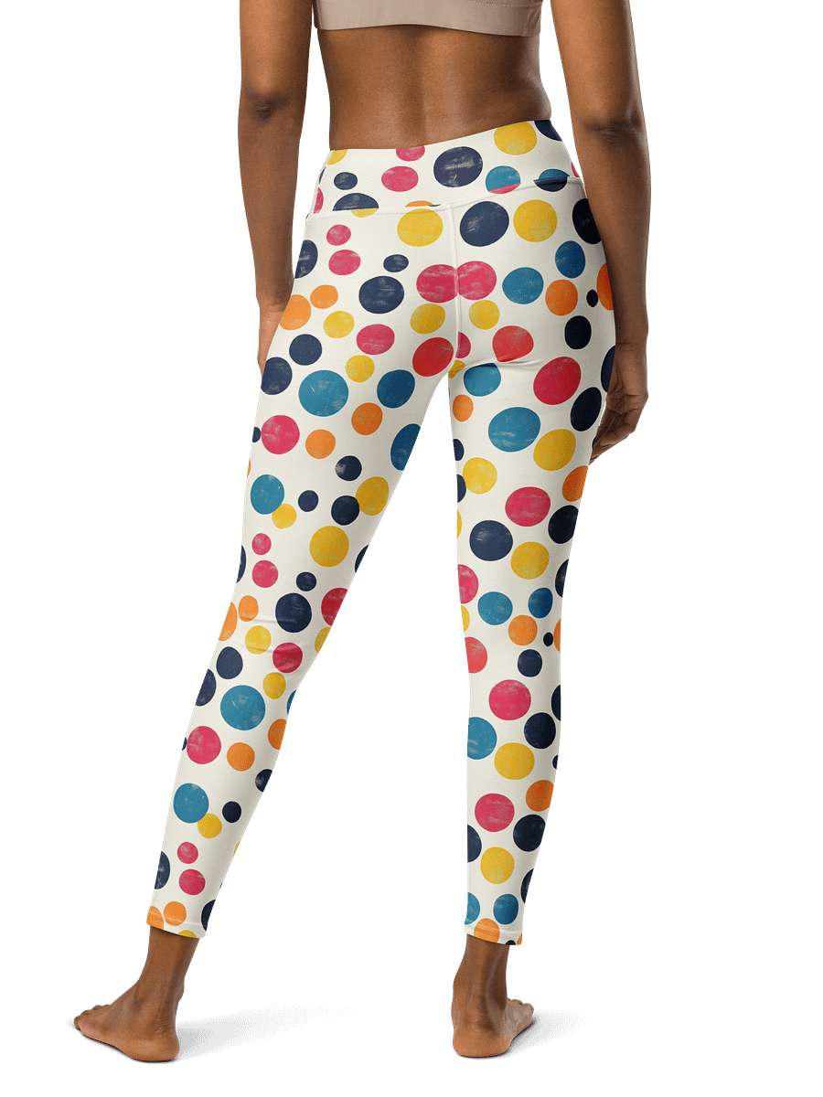 Polka Dot Illusion Vintage Retro Yoga Leggings product image (4)