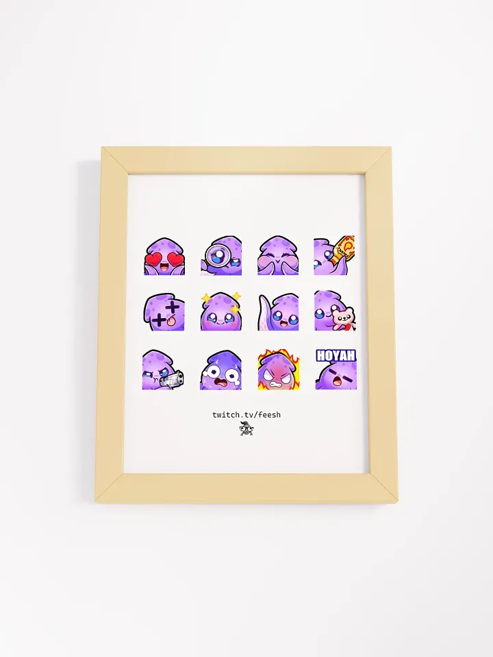 Squid Emote Set Poster product image (10)