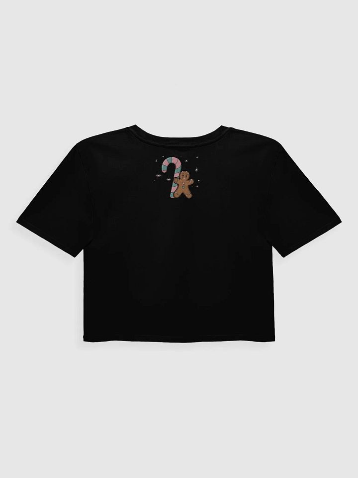 Festive Candy Cane and Gingerbread Man Crop Top product image (14)