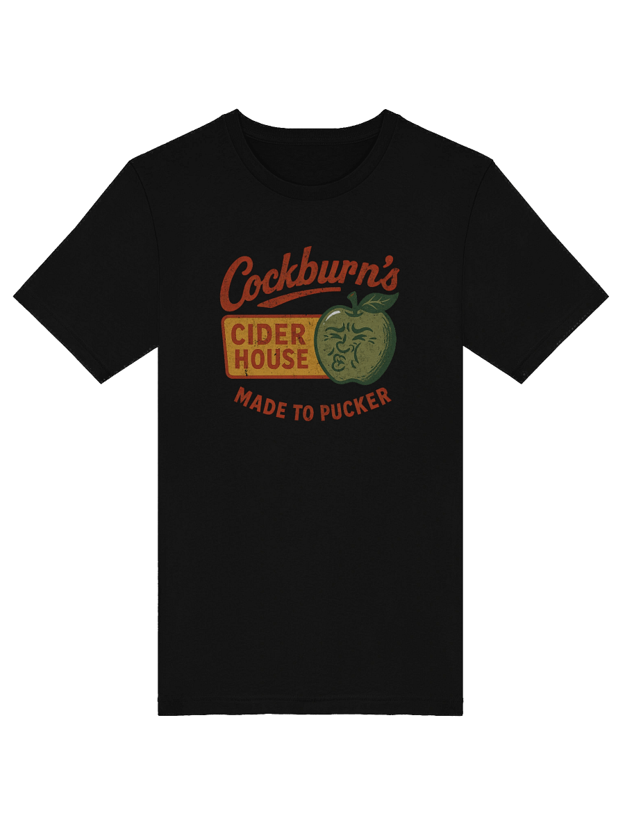 Cockburn’s Cider House T-Shirt – Funny Retro Drinking Shirt Made to Pucker product image (5)