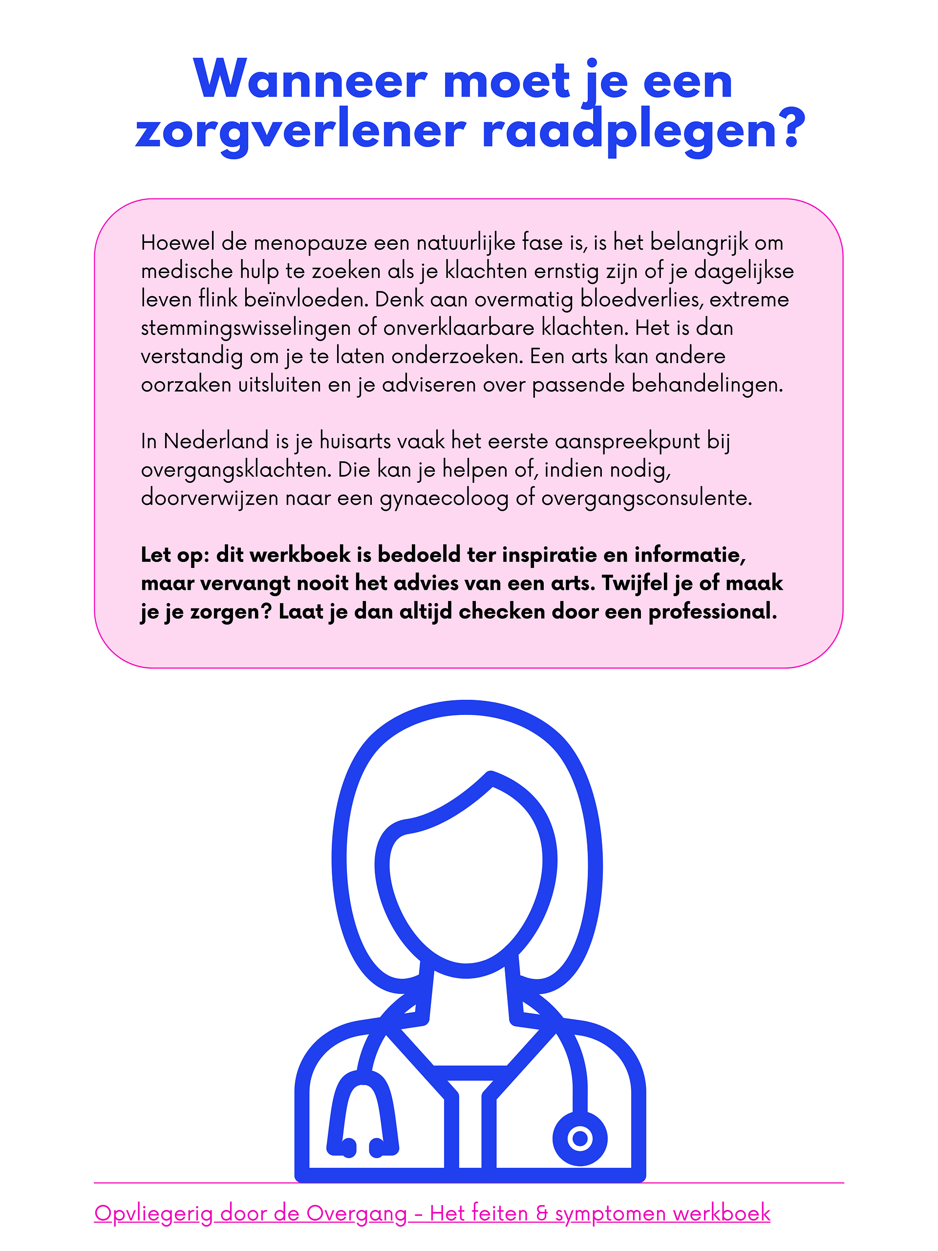 Grip op je overgangshormonen - Het Feiten & Symptomen Werkboek product image (6)