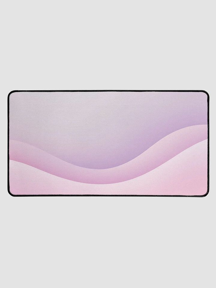 Pastel Gradient Wave Desk Mat product image (1)