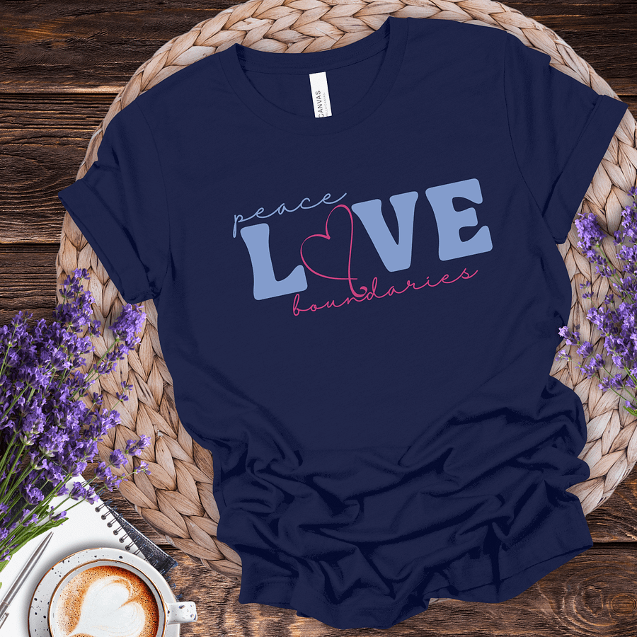 Peace, love and boundaries Tee product image (3)