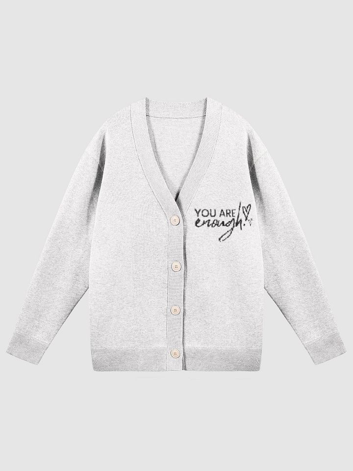 You Are Enough: Womens knitted Cardigan Sweater product image (1)