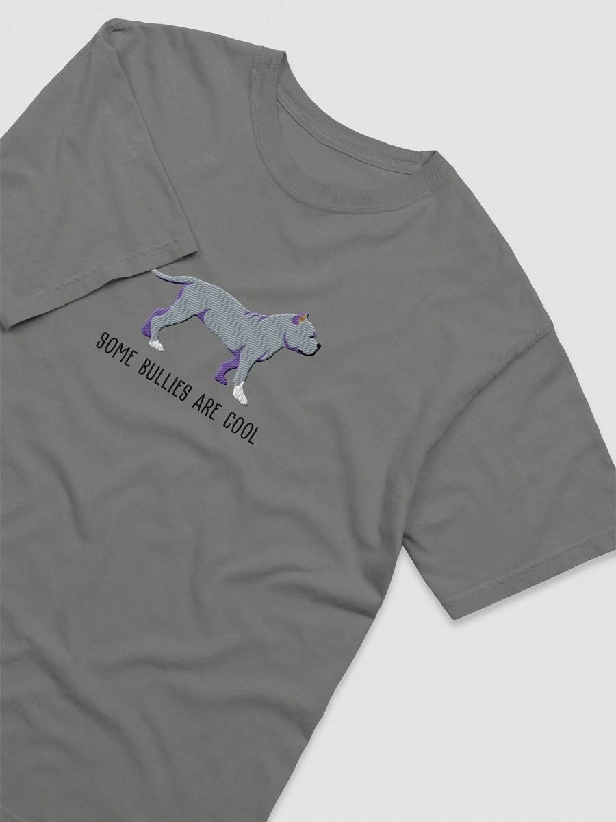 Some Bullies Are Cool T-Shirt(Embroidered) of an American Bully(Blue) product image (15)