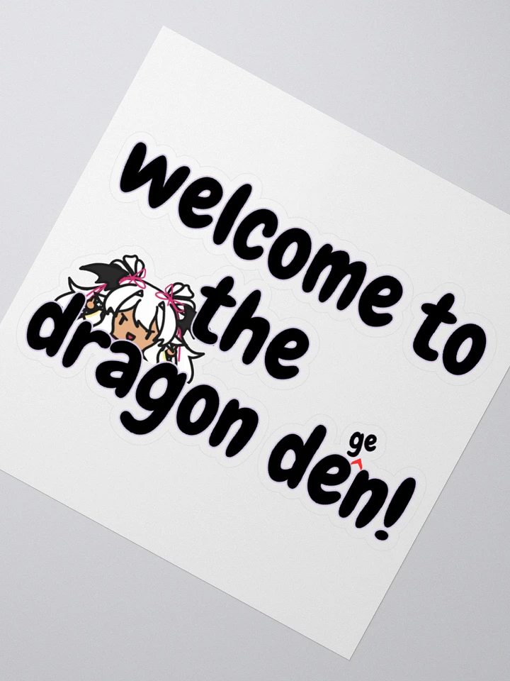 Welcome to the Dragon Degen Kiss Cut Sticker! product image (4)