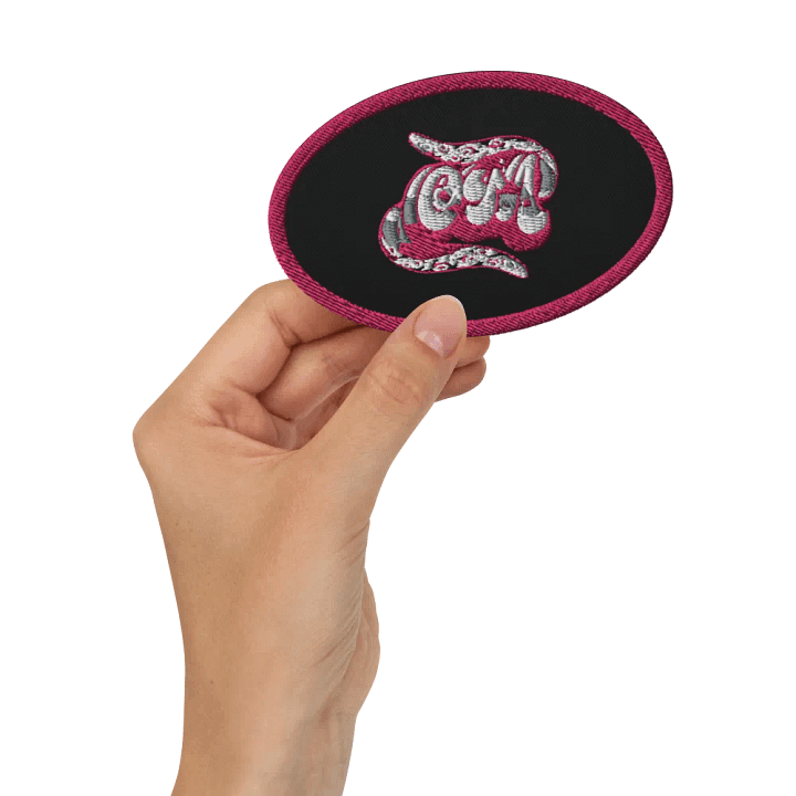 Octoling Media Interconnected Emblem Embroidered Patch product image (2)