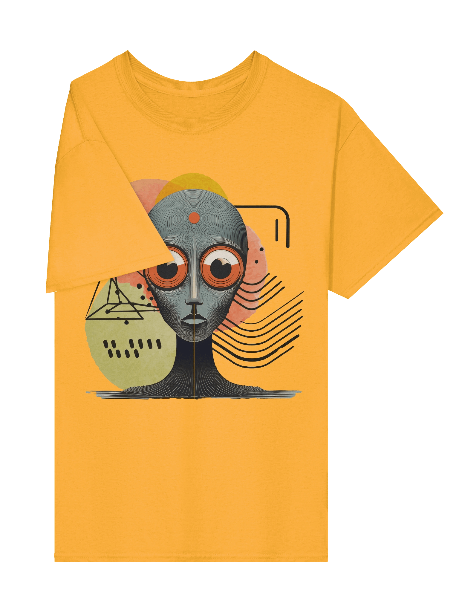 Psychedelic Alien Graphic Tee: Unisex Surreal Art Shirt product image (5)