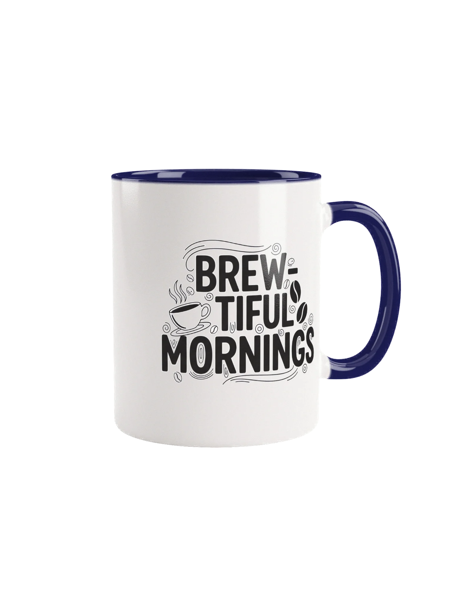 Brew-tiful Mornings Coffee Mug – Funny & Inspirational Ceramic Tea Cup for Perfect Daily Brew product image (1)