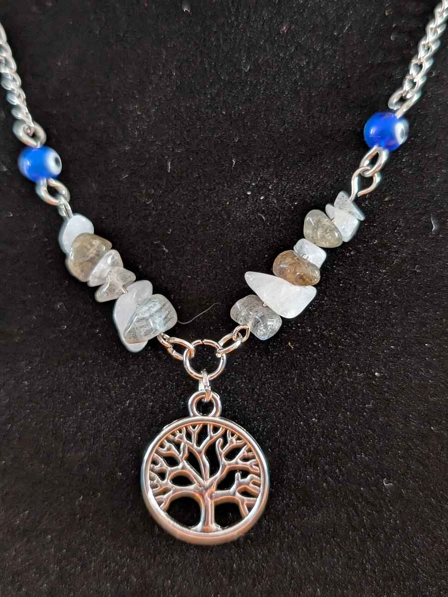 Evil Eye & Tree Of Life Necklace! product image (2)