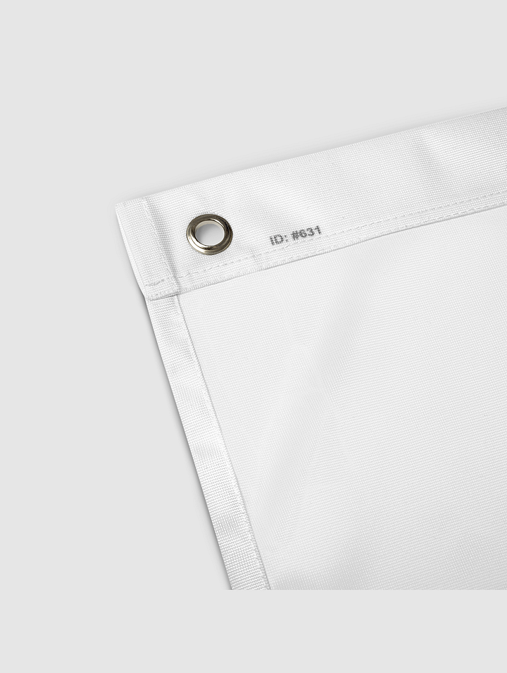 MSLA Logo Flag - White product image (2)