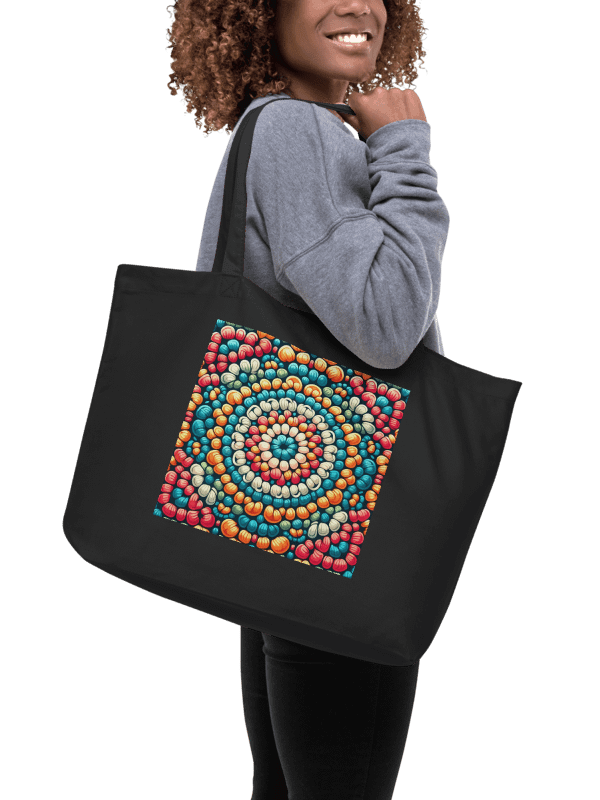 Orange Kaleidoscope Tote product image (1)