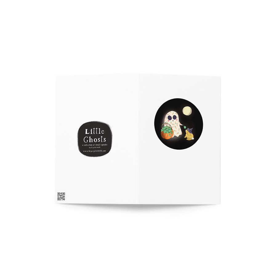 Little Ghost's Magic Friend - Greeting Card product image (5)