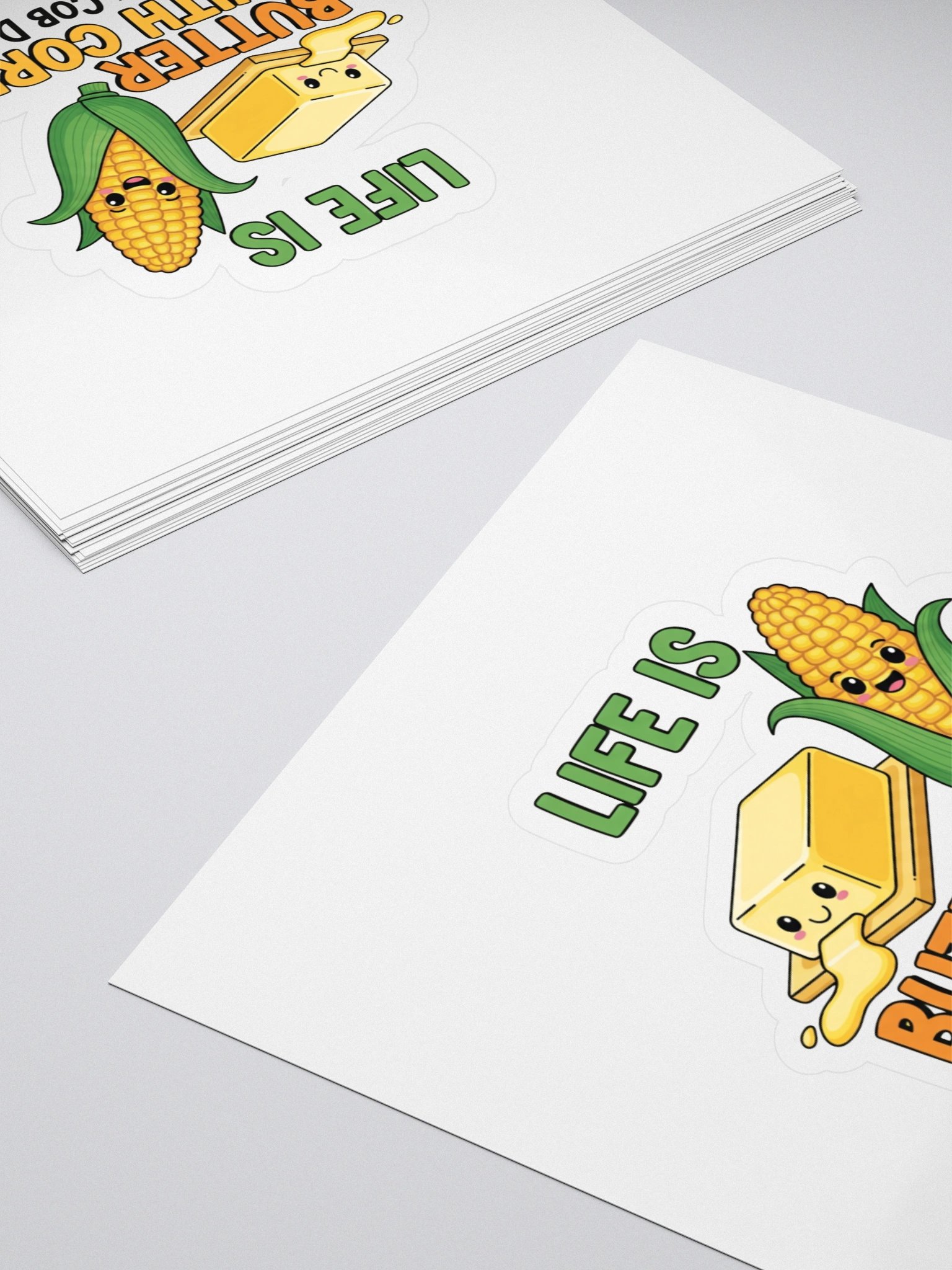 Corn-Style Kiss Cut Stickers product image (4)