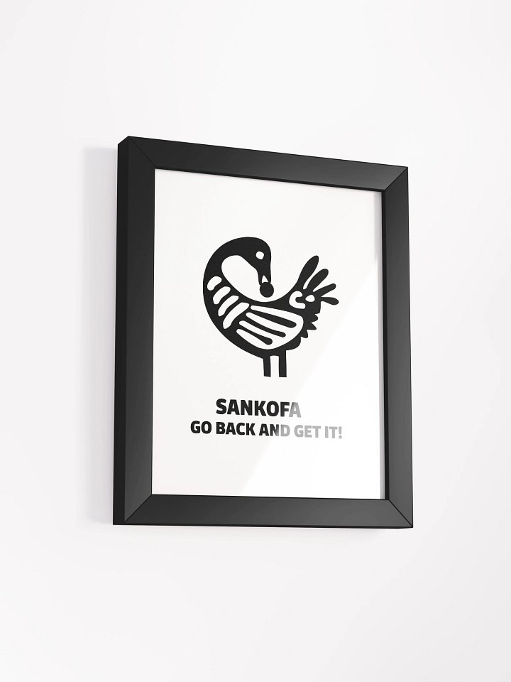 Sankofa Framed Poster product image (12)