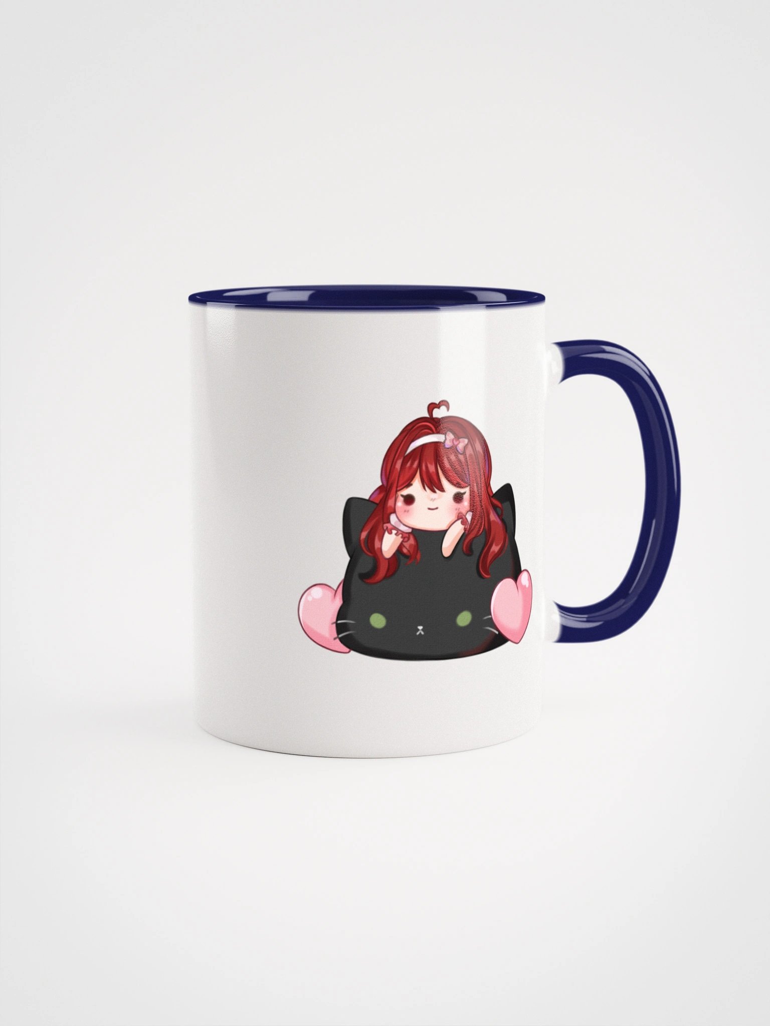 Pink Heart Cat Mug product image (2)