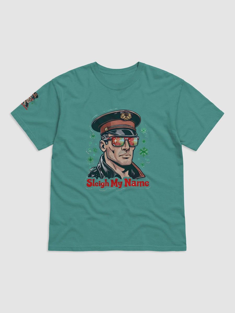 Sleigh My Name Leather Daddy Christmas Pride T Shirt product image (1)