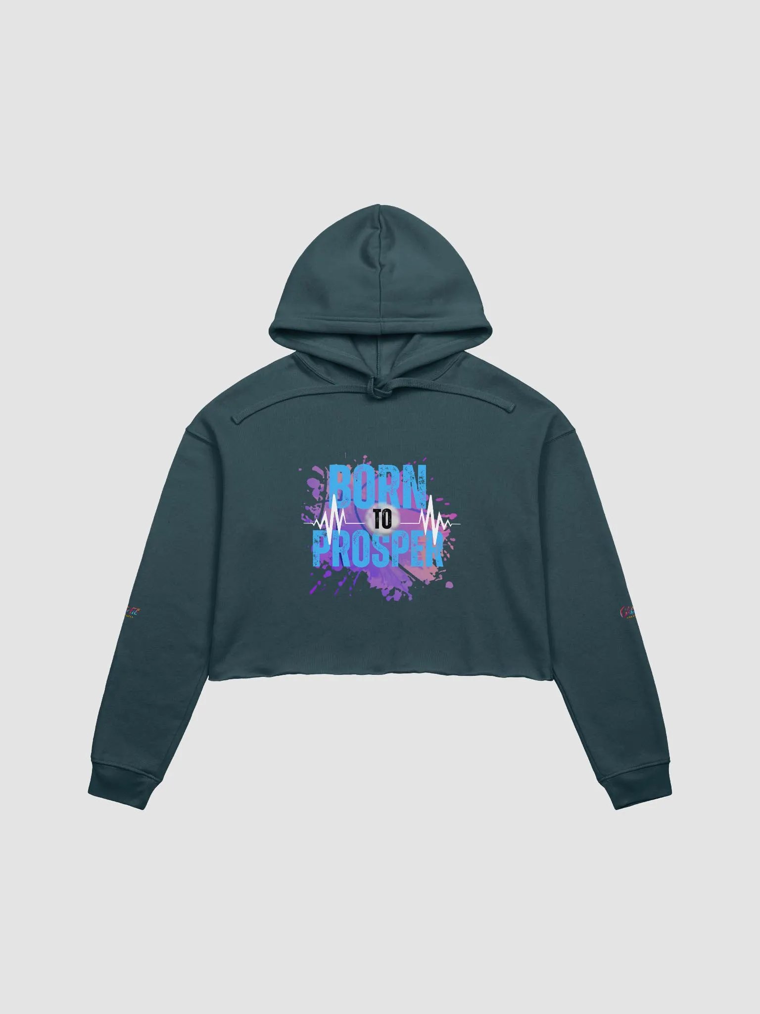 Born to Prosper Crop Hoodie product image (2)
