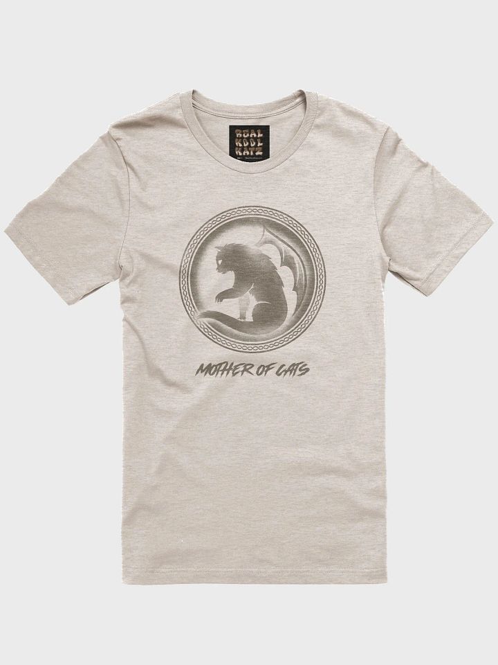 Mother Of Cats Beige/White TShirt product image (2)