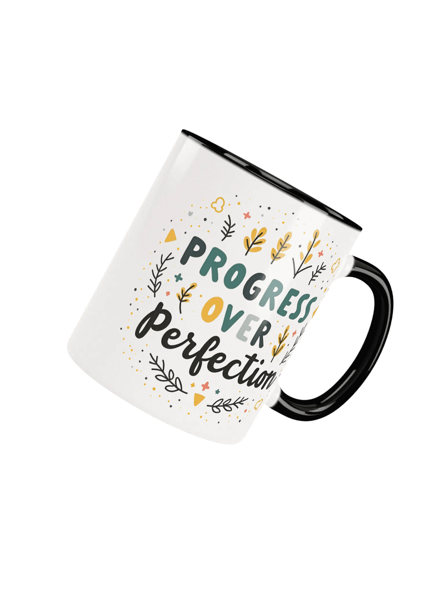 Progress Over Perfection Mug – Embrace Your Journey with Kindness and Courage product image (4)