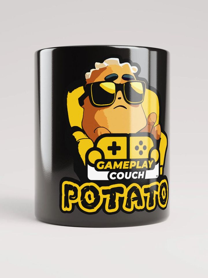 🆕 Couch Potato Black Mug product image (1)